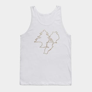 Map Cedar of lebanon Tank Top